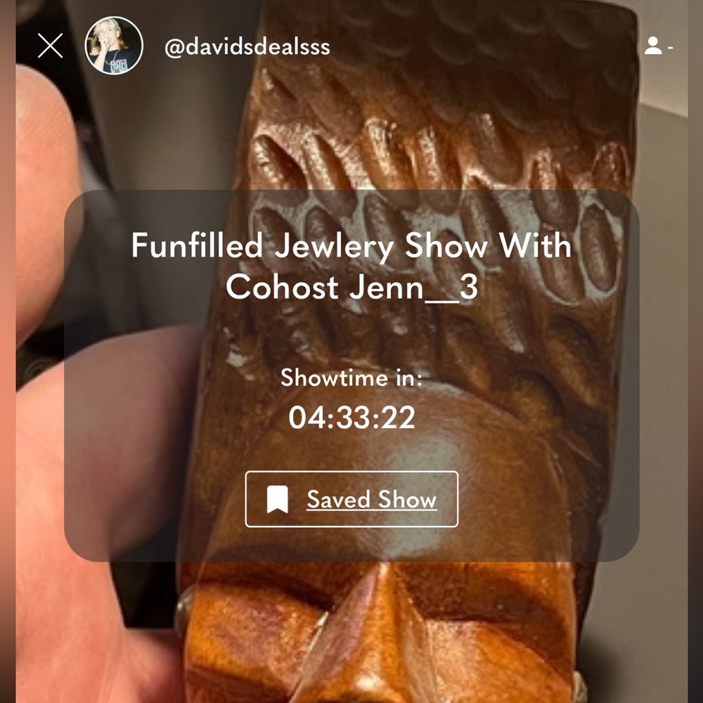 First live show!!! Cohosting with @davidsdealsss